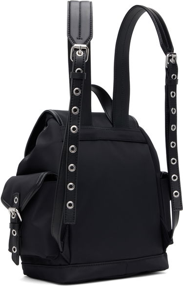 Раница GANNI GANNI Small Bucky Nylon Backpack Черно | A6528, 2