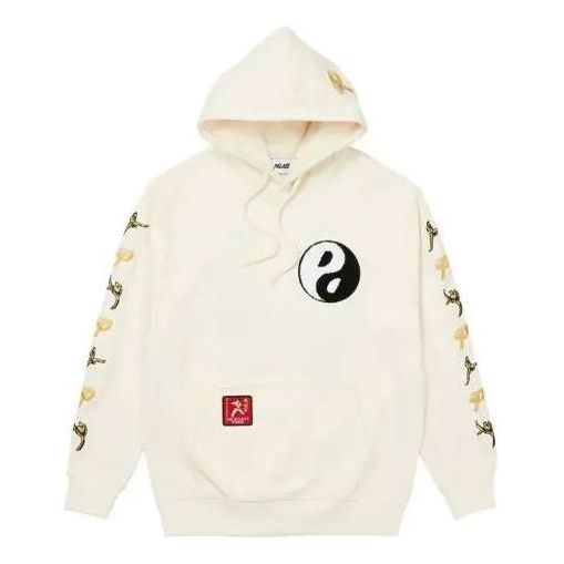 Суитчър Palace Palace High Kick Graphic Print Hoodie Бяло | P20CS063, 0