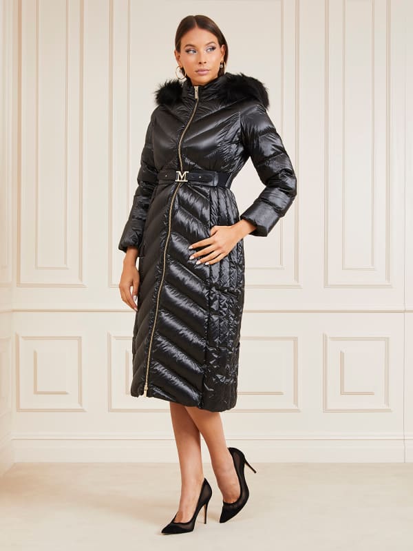 Пухо яке GUESS Marciano Real Down Long Черно | 3BGL399803Z, 0