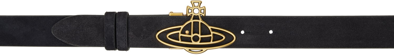 Колани Vivienne Westwood Thin Line Orb Belt Черно | 8201007NW-L003L-, 0