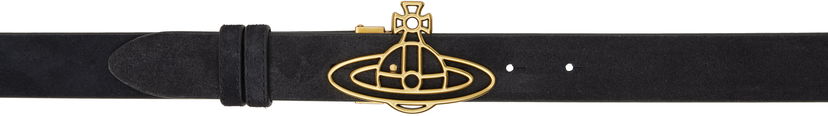 Колани Vivienne Westwood Thin Line Orb Belt Черно | 8201007NW-L003L-