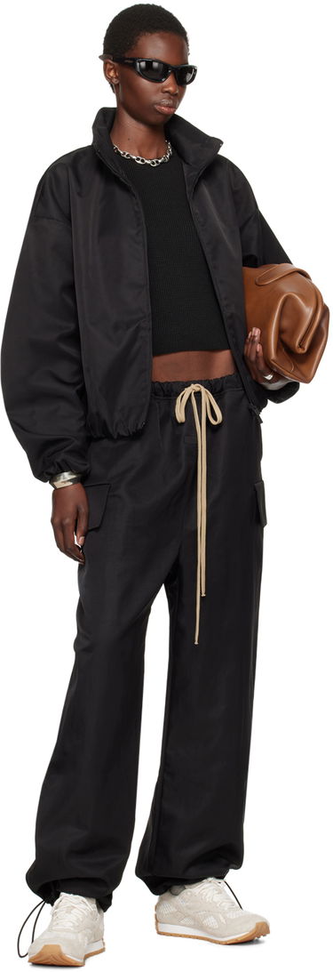 Ветровка Fear of God Fear of God ESSENTIALS Recycled Nylon Track Jacket Черно | 202BT245360FW, 4