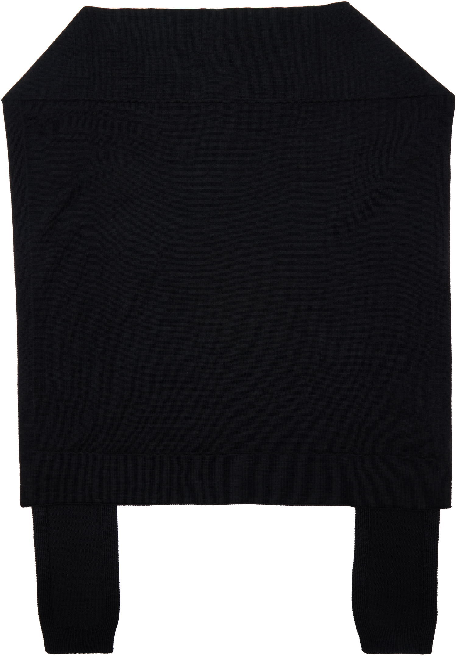 Шал LEMAIRE Lemaire Trompe L'oeil Shrug Черно | AC1207 LK087, 1