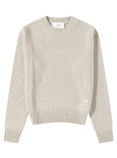 Tonal Heart Cashmere Crewneck