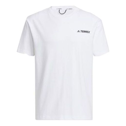 Тениска adidas Performance Terrex U Trx Logo Outdoor Sports T-Shirt Бяло | HM3548