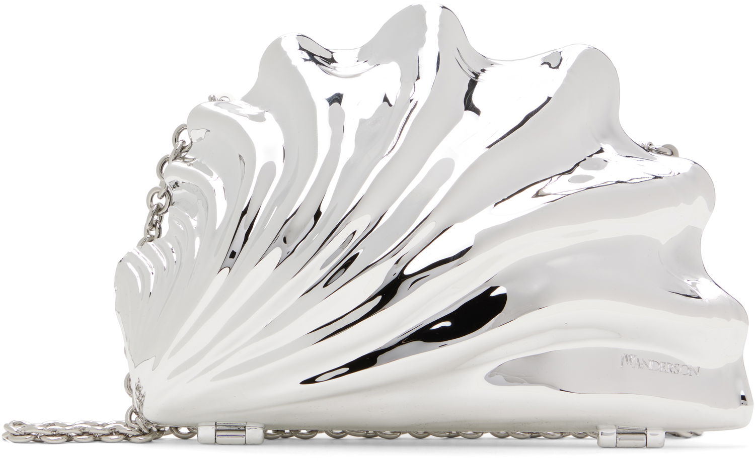 Дамска чанта JW Anderson JW Anderson Shell Clutch Металик | HB0735-FA0456, 0