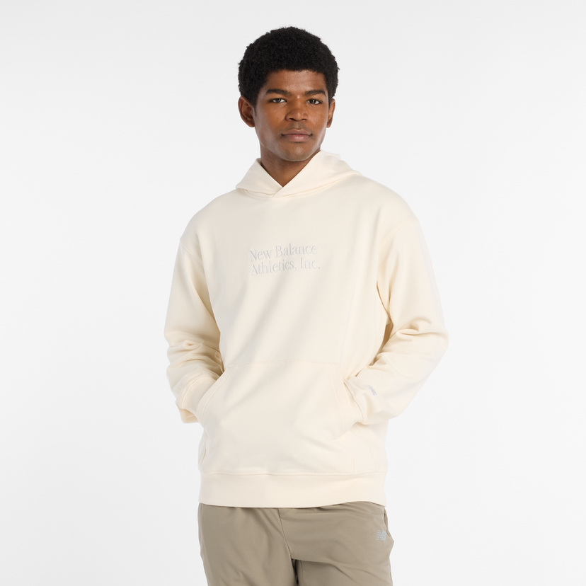 Суитчър New Balance Men's Hoodie Бежово | NBMT53925PEF