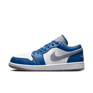 Кецове и обувки Jordan Air Jordan 1 Low "True Blue Cement" Синьо | 553558-412, 0