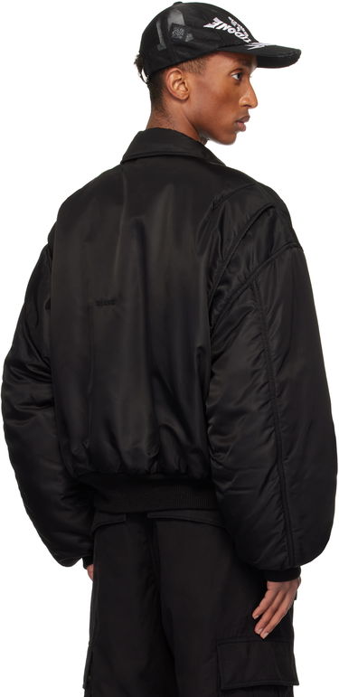 Яке бомбър We11done Collar Bomber Jacket Черно | WD-JP3-24-023-U-BK, 2