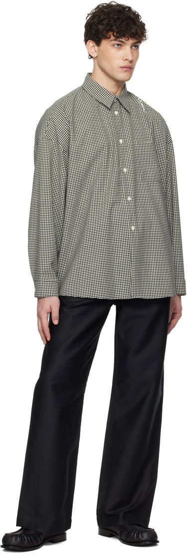 Риза Marni Marni Checked Wool Shirt Бежово | CUMU0061S5 UTP787, 3