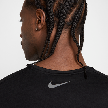 Тениска Nike Miler Flash Dri-FIT UV Short Sleeve Running T-Shirt Черно | IB4127-010, 4