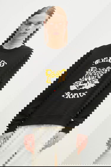 Суитчър KENZO Kenzo x Verdy Tiger Head Appliqué Sweatshirt Черно | FF58SW2394MF.99J, 0