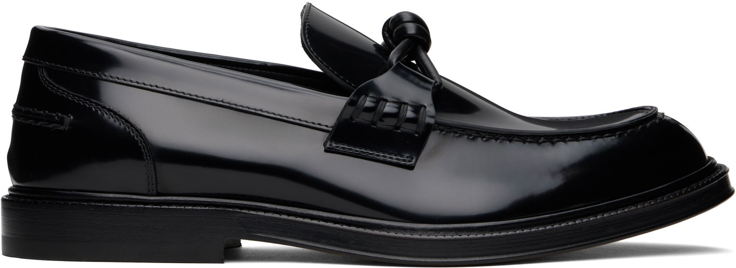 Кецове и обувки Bottega Veneta Bottega Veneta Astaire Knotted Loafers Черно | 816611V2CM01000, 0