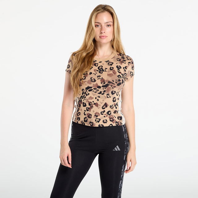 adidas Animal Print 3-Stripes T-Shirt