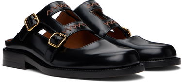 Аксесоари Marni Marni Bambi 3.0 Double Buckle Slip-On Loafers Черно | SBMS010202 PS679, 3
