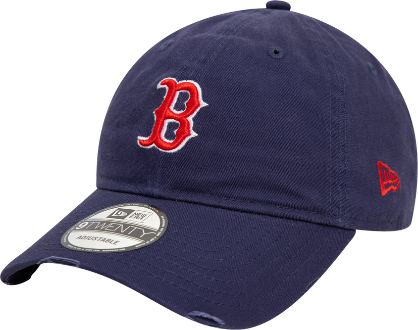 Шапка с козирка New Era Boston Red Sox Distressed 9TWENTY Adjustable Cap Тъмно синьо | 60595225-60595225