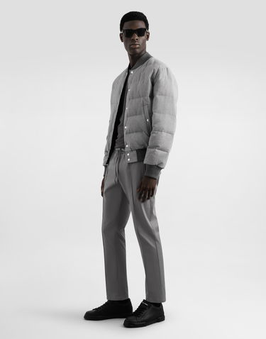 Панталони Dolce & Gabbana Dolce & Gabbana Cotton Gabardine Jogging Trousers Сиво | GYACEZFUFNVN0493, 1
