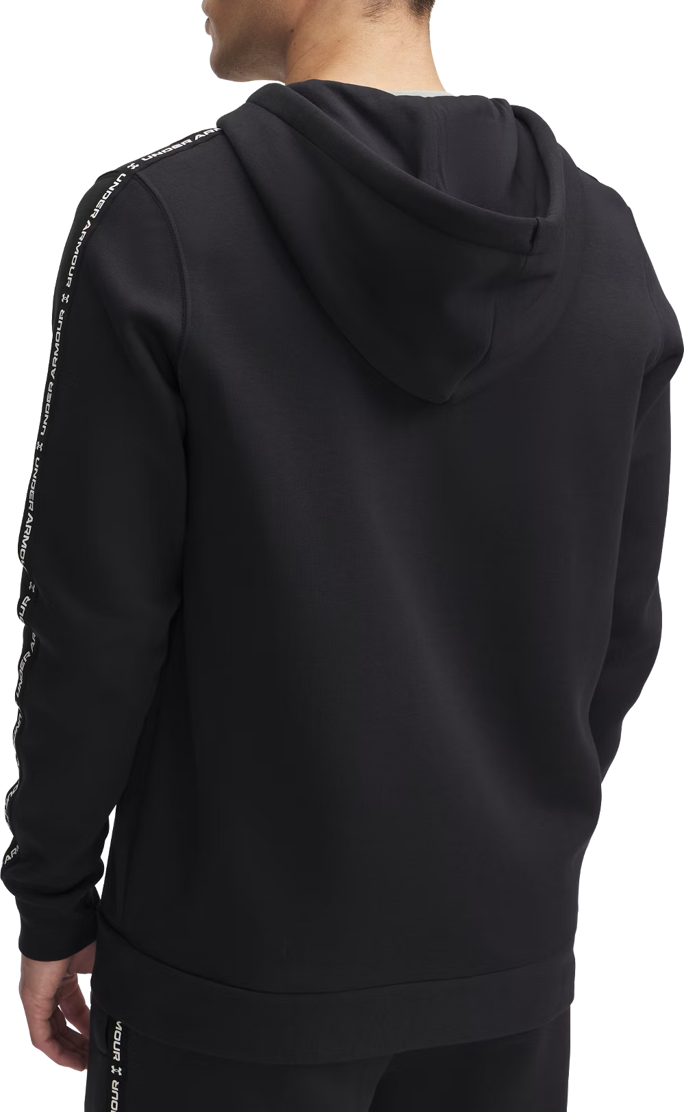 Суитчър Under Armour UA Icon Fleece FZ Taping Hoodie Черно | 1390298-001, 1