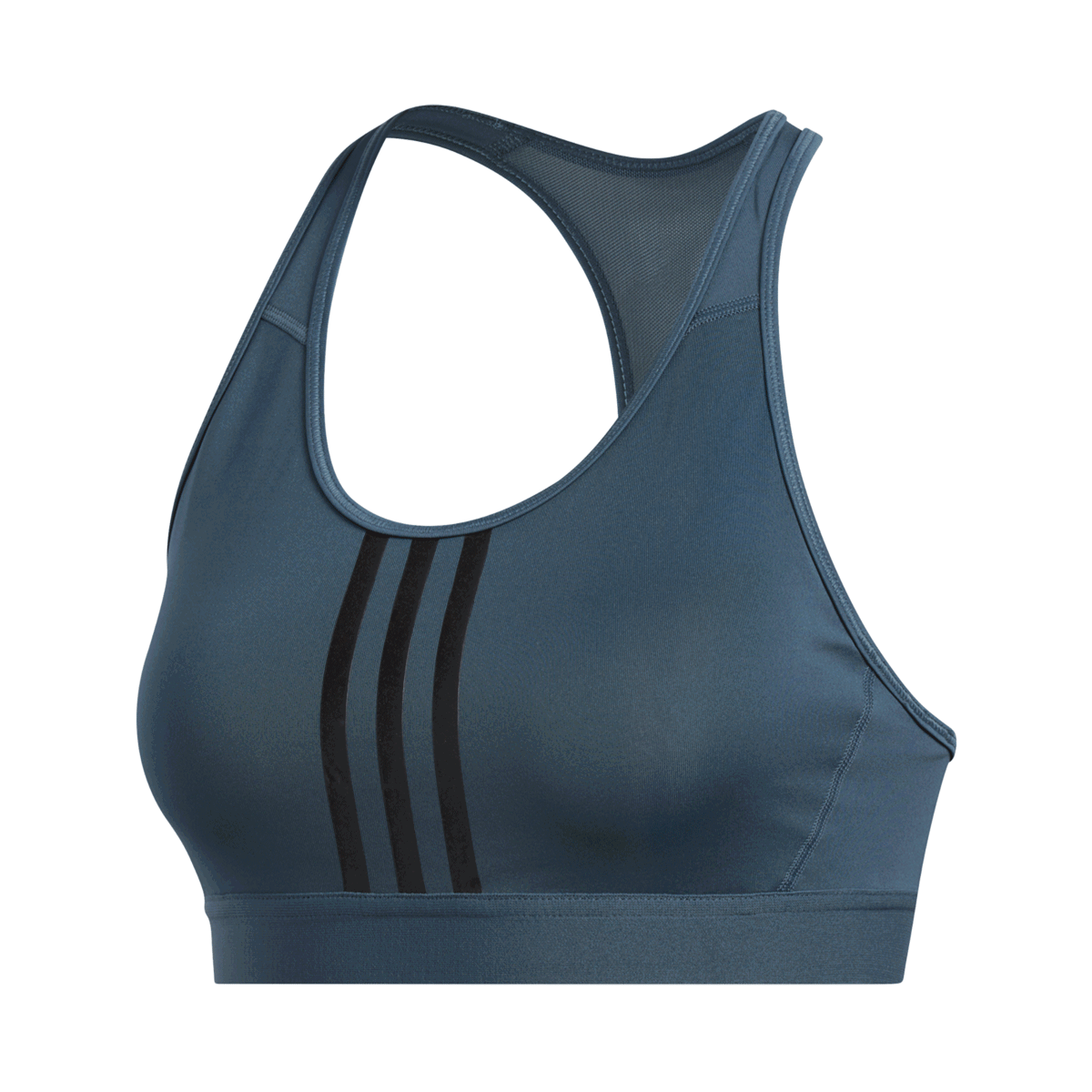 Сутиен adidas Originals 3-Stripes Training Medium-Support Bra Синьо | GC8184, 0