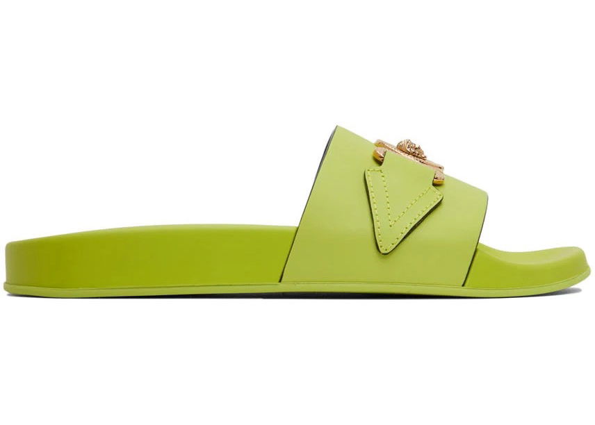 Кецове и обувки Versace Medusa Biggie Slide Зелено | 1004983-DV46G-1G11V, 0