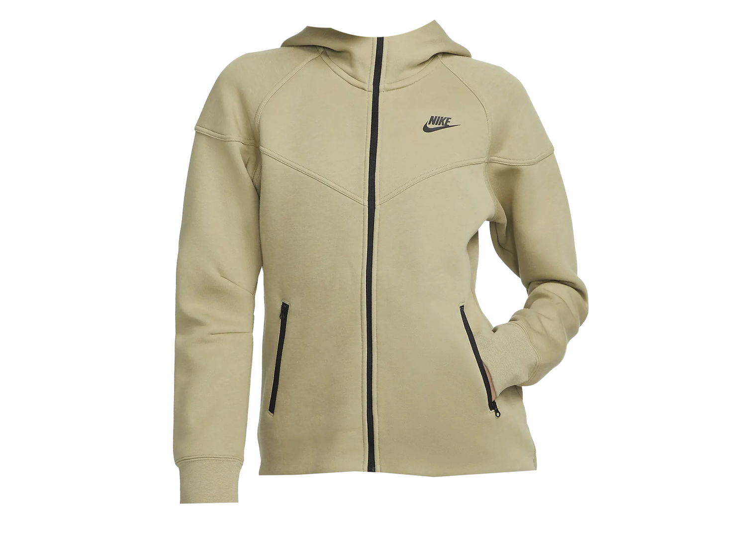 Суитчър Nike Sportswear Tech Fleece Windrunner Full-Zip Hoodie Neutral Olive/Black Зелено | FB8338-276, 0