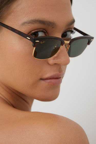 Слънчеви очила Ray-Ban Ray-Ban Clubmaster Square Sunglasses Кафяво | 0RB3916, 7