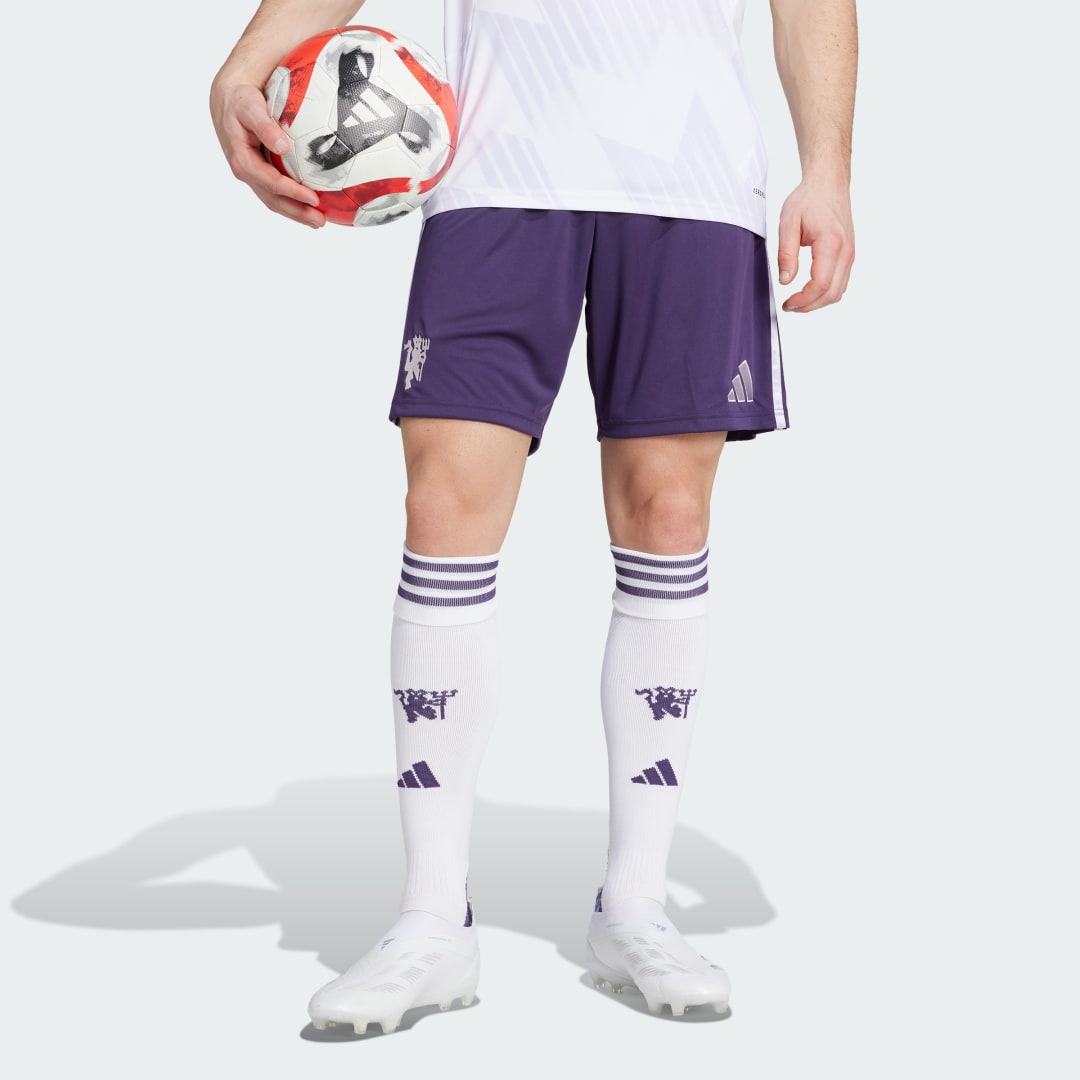 Къси панталони adidas Performance Manchester United 25/26 Away Shorts Лилаво | KA5443, 0