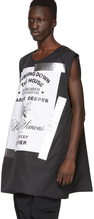 Жилетка RAF SIMONS Raf Simons Templa Edition Oversized Wadded Vest Черно | 192-201T, 3