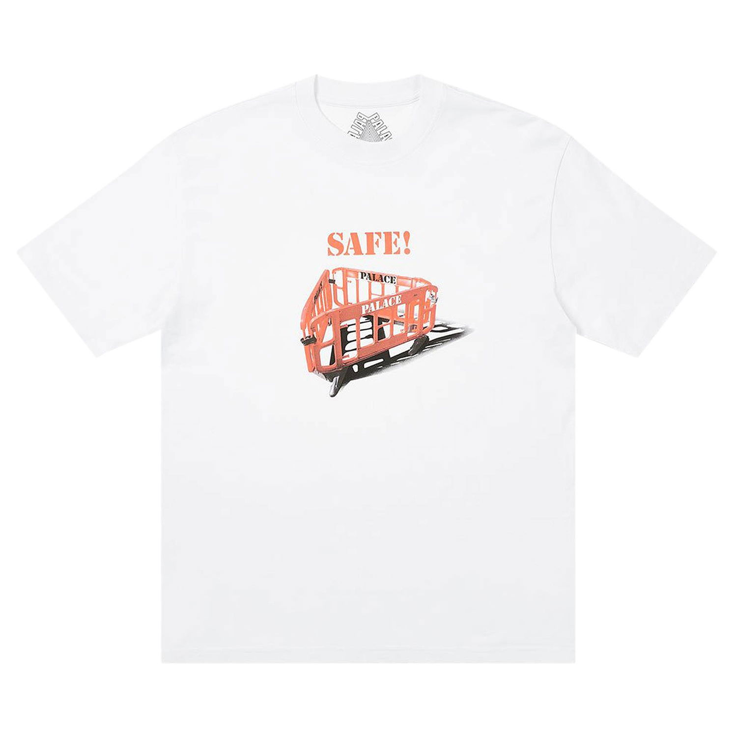 Тениска Palace Safety T-Shirt Бяло | P19TS166, 1