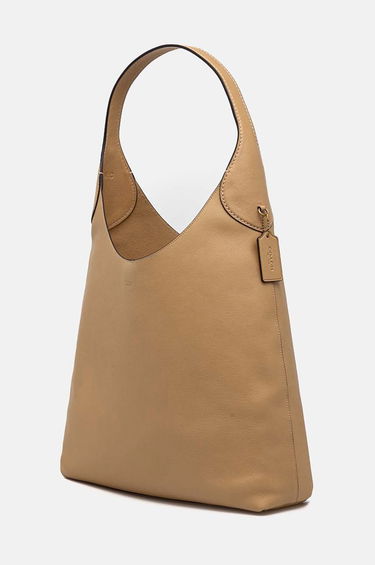 Дамска чанта Coach Leather Handbag Бежово | CU044, 1