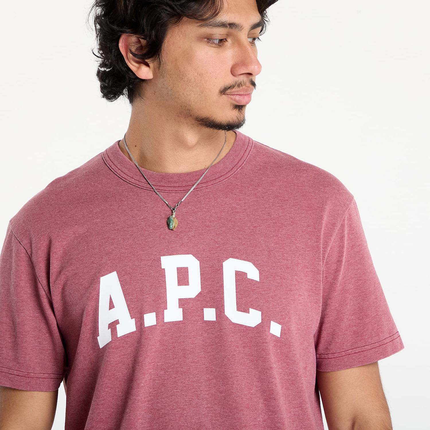 Тениска A.P.C. A.P.C. Marcus T-Shirt Бургунди | COHKV-H26537 GAV, 1