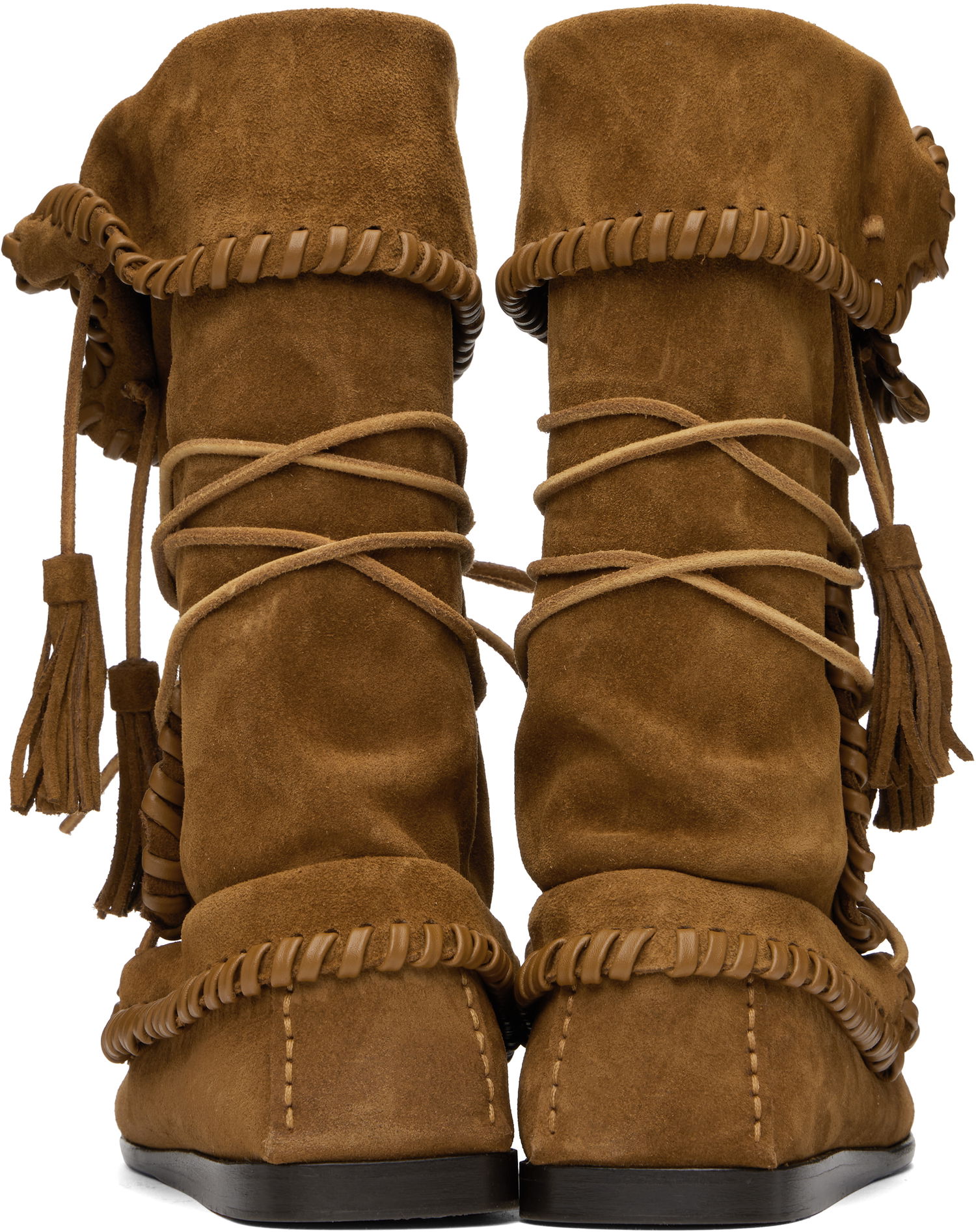 Кецове и обувки ISABEL MARANT Isabel Marant Winki Suede Boots Кафяво | BO0210FA-C2A05S, 1