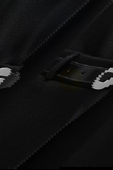 Палта Coperni Coperni Belted Wool Blend Coat Черно | COPM14F1011, 4