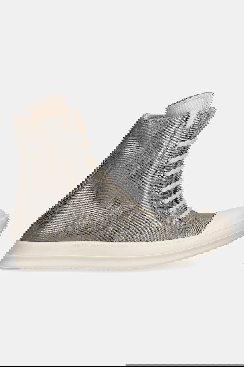 Кецове и обувки Rick Owens Rick Owens DRKSHDW High-Top Металик | DS02E7800.DPF, 1