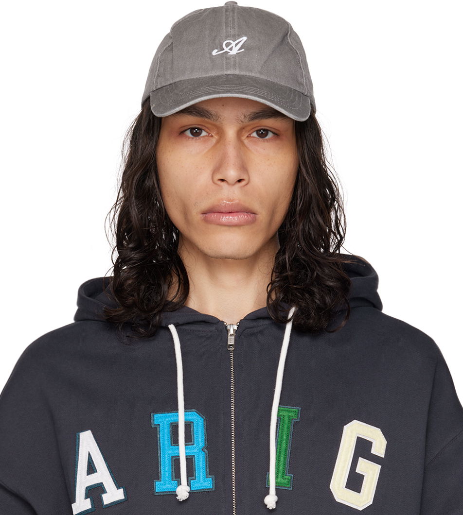 Шапка с козирка AXEL ARIGATO Washed Signature Cap Сиво | X0671005, 0