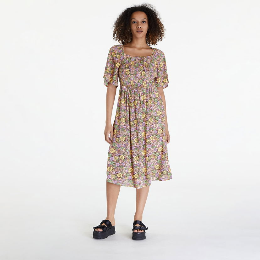 Pокля Roxy Dresses Tropical Sunshine Root Beer All About Sol Mini Бежово | ERJWD03774-CQR7