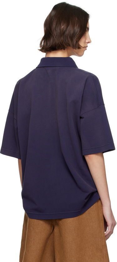Поло тениска JW Anderson JW Anderson Anchor Print Polo Тъмно синьо | JO0269-PG1808, 2