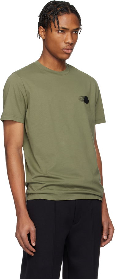 Тениска Moncler Moncler Faded Logo Cotton T-Shirt Черно | K10918C0002889A17, 4