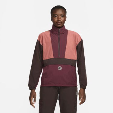 Ветровка Nike Sportswear Revolution Sports Utility 1/2-Zip Jacket Бургунди | FB2187-638, 0