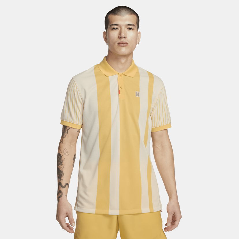 Поло тениска Nike The Polo Dri-FIT Жълто | FD5398-795