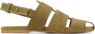 Облекло JW Anderson JW Anderson Suede Fisherman Sandals Зелено | SN0084-LA0359, 0