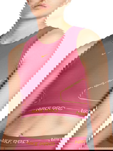Съкратен топ Nike Dri-FIT Training Crop Top Розово | dm7685-633, 0
