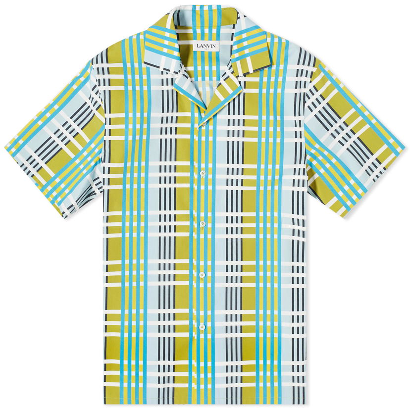 Риза LANVIN Check Vacation Shirt Зелено | RM-SI0019-5908-P24-210