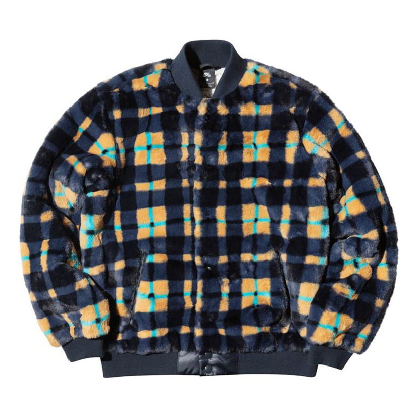 Яке бомбър Nike SB Concepts x SB Plush Plaid Jacket Многоцветен | CK7290-475