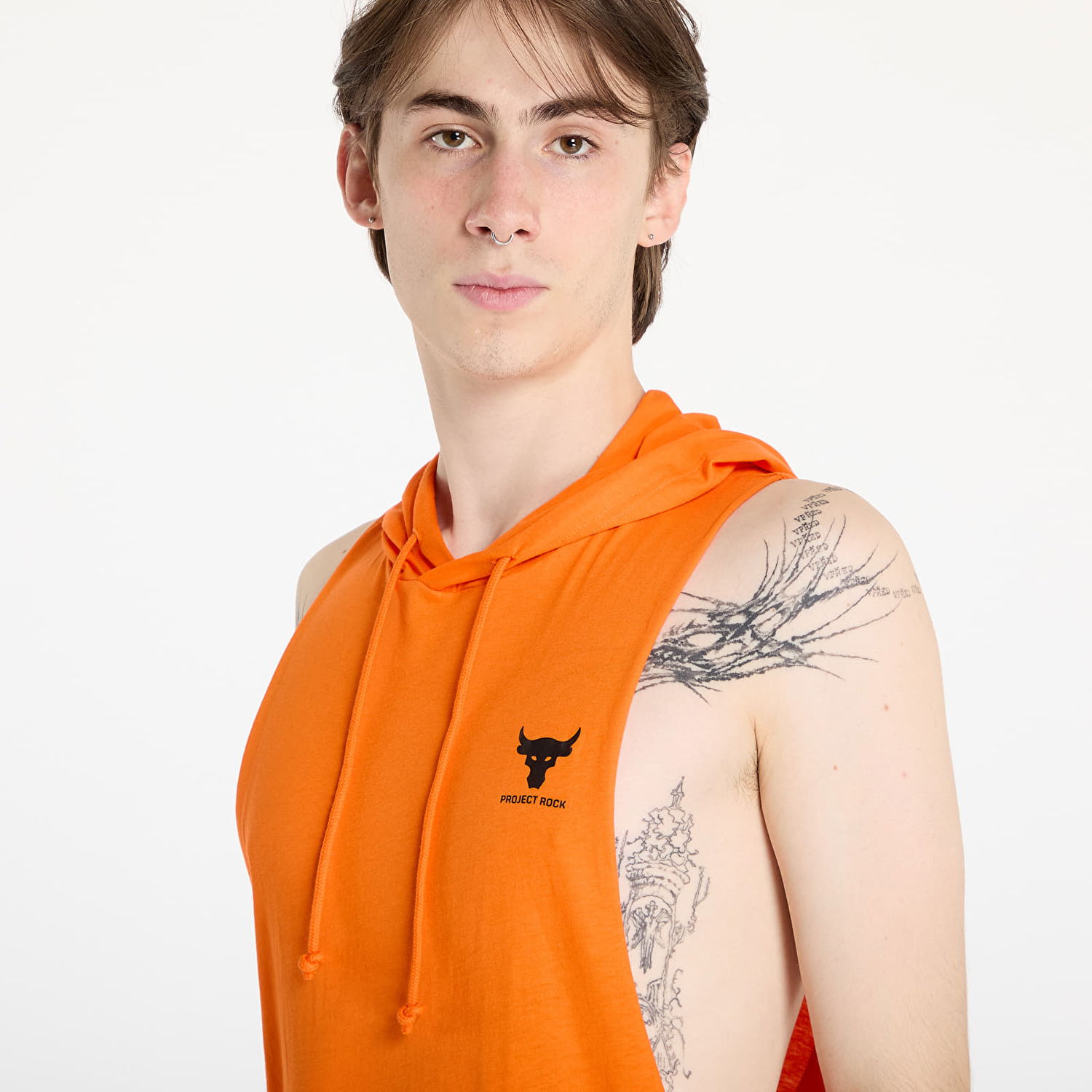 Тениска Under Armour Project Rock SL HD Payoff Top Team Orange/ Black Оранжево
 | 1387796-800, 1