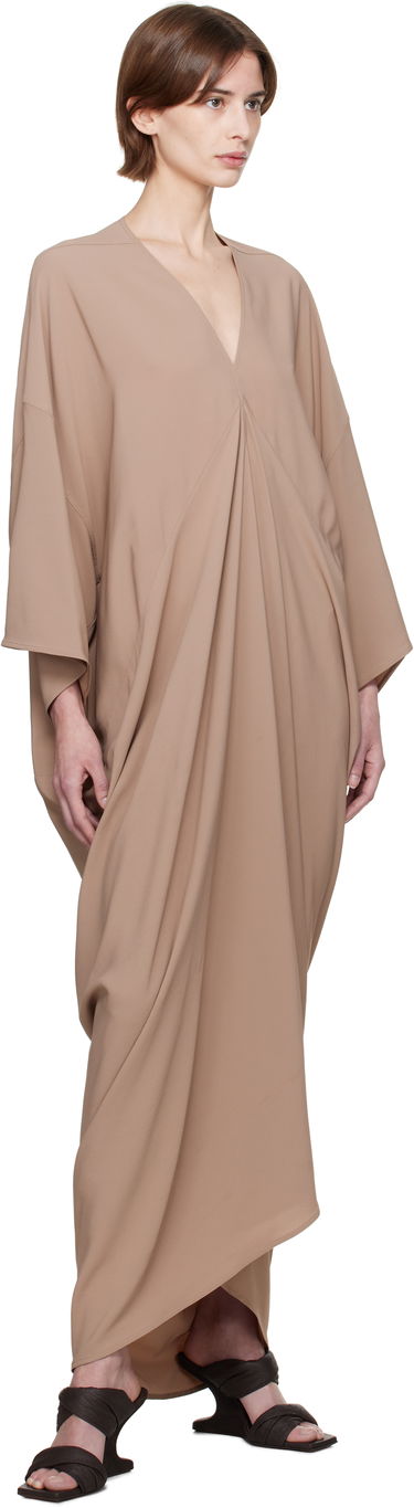 Pокля Rick Owens Rick Owens Tommykite Maxi Dress Кафяво | RP01E7507 CC, 3