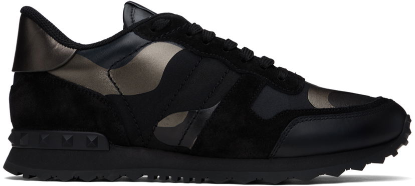 Кецове и обувки Valentino Valentino Garavani Camouflage Rockrunner Черно | 5Y2S0723NTA