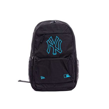 Раница New Era MLB Delaware Outline Logo New York Yankees Black / Neon Blue One Size Черно | 60357015, 0