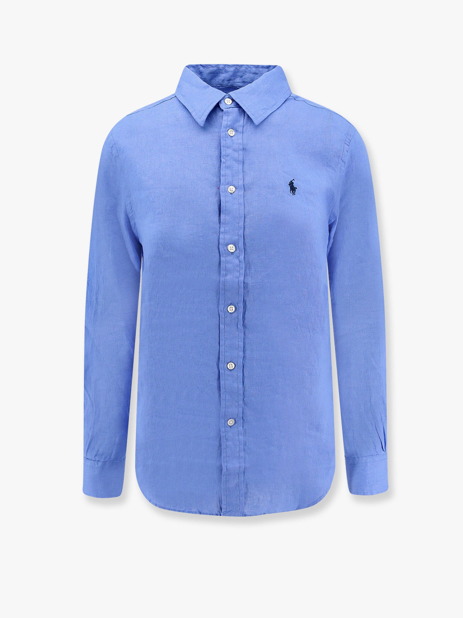 Риза Polo by Ralph Lauren Polo Ralph Lauren Women's Linen Shirt Синьо | 211970730006, 0