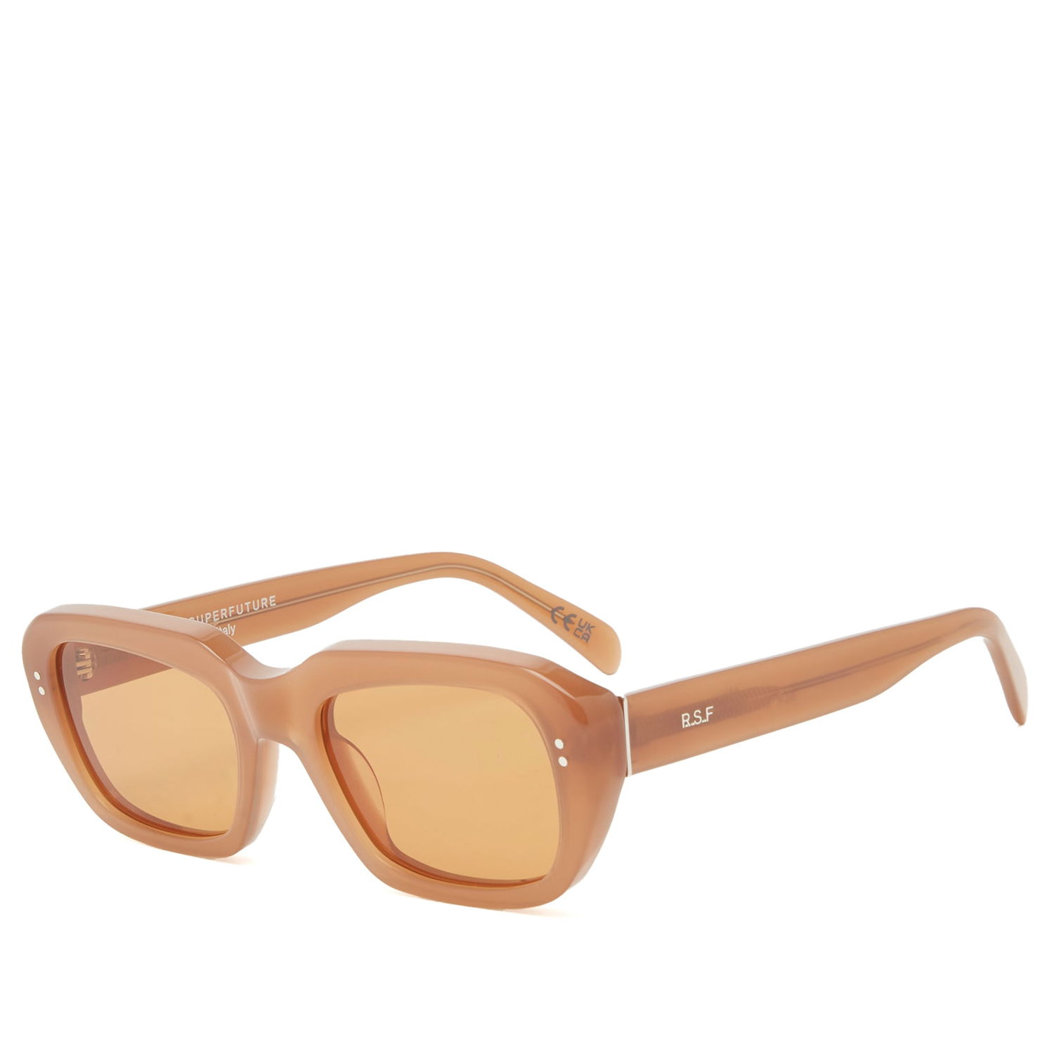 Слънчеви очила RETROSUPERFUTURE Retrosuperfuture Miles Sunglasses Кафяво | 8059026135427, 0